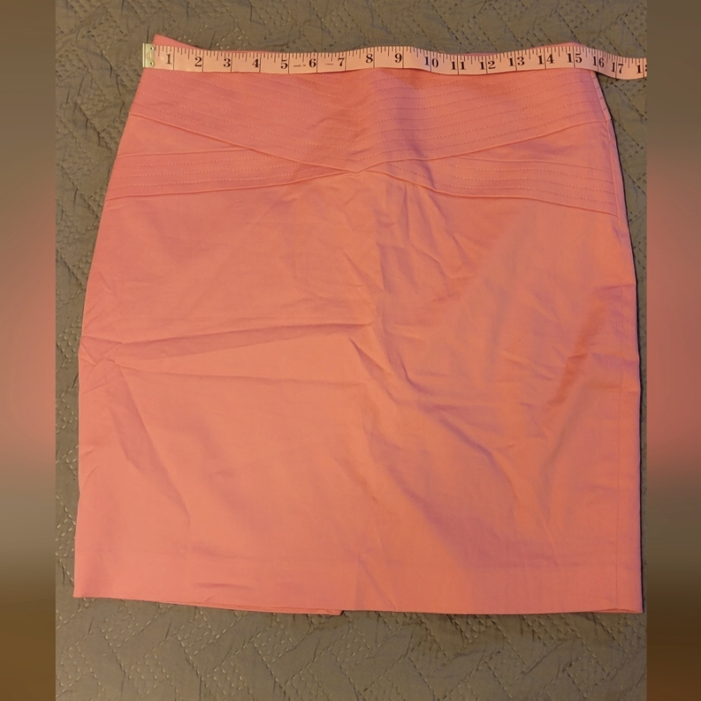 Bebe pink mini pencil skirt